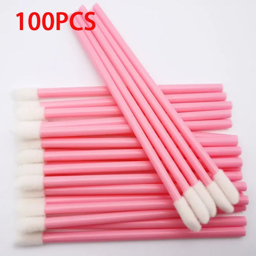  100 Pcs Disposable Lip Brushes and Wands cashymart