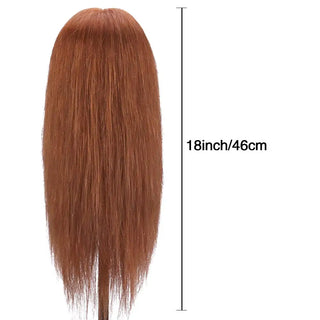  100 Percent Real Hair Doll Head Kit for Styling cashymart