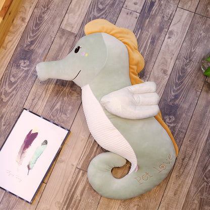  Seahorse Plush Doll Pillow cashymart