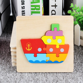  Wooden 3D Panel Educational Toy Set for Kids cashymart