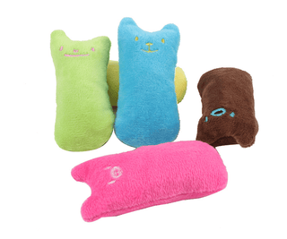  Interactive Catnip Infused Plush Toy Pillow cashymart