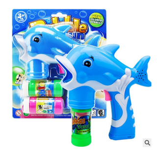  Cute Cartoon Dolphin Shape Bubble Gun cashymart