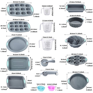  Complete Silicone Baking Set cashymart