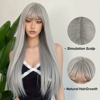  Silvery Grey Dream Wig cashymart