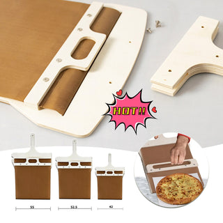  Sliding Pizza Peel with Wooden Handle cashymart