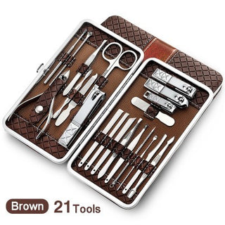  Nail manicure tool kit combo set cashymart