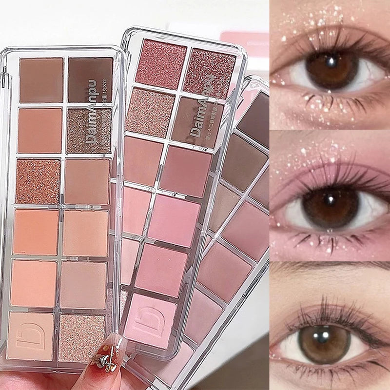 NoEnName_Null 12 Color Eyeshadow Palette for Everyday Use