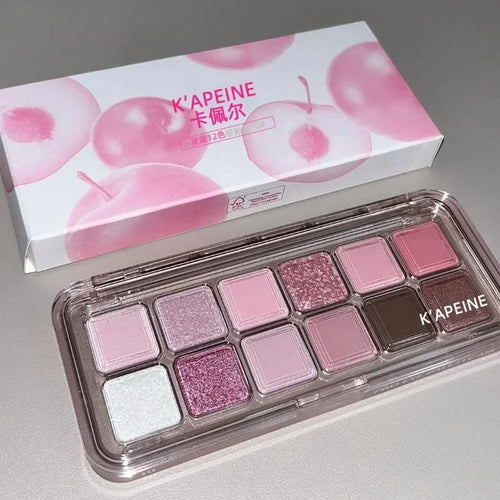  12 Colors Pink Eye Shadow Palette for Beginners cashymart