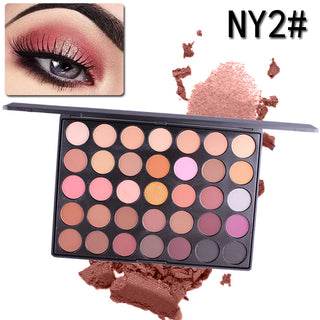  Shimmer Matte Eyeshadow Palette with 35 Shades cashymart