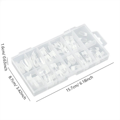  120Pcs Medium French Style Press On Nails cashymart