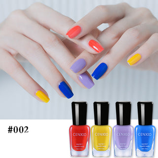  Water-Based Odorless Nail Polish Set cashymart