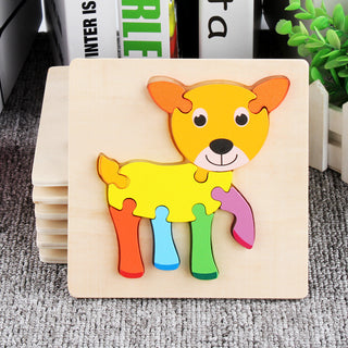  Wooden 3D Panel Educational Toy Set for Kids cashymart