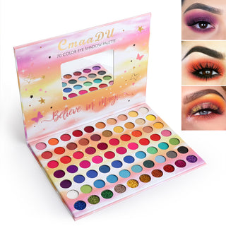  Matte Glitter Metal Eyeshadow Palette cashymart