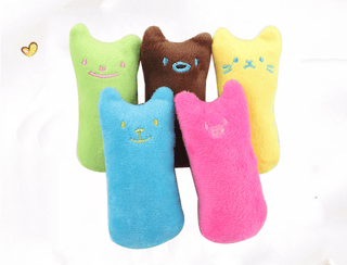  Interactive Catnip Infused Plush Toy Pillow cashymart