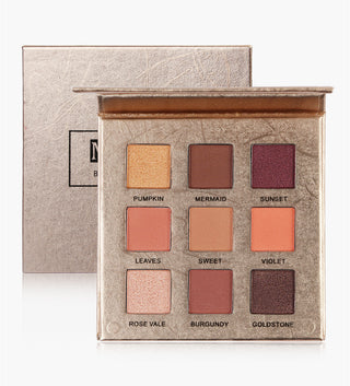  Golden 9-Color Matte Eyeshadow Palette cashymart