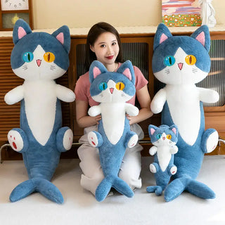  135cm Shark Cat Doll with Pillow Plush Toy cashymart