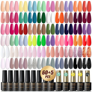  60-Color Gel Polish Set cashymart