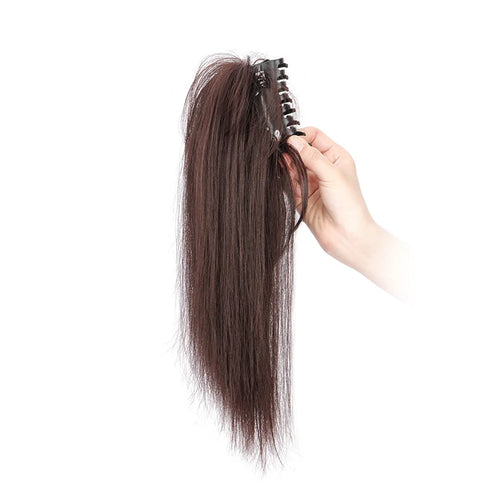  14 Inch Synthetic Straight Ponytail Extension cashymart
