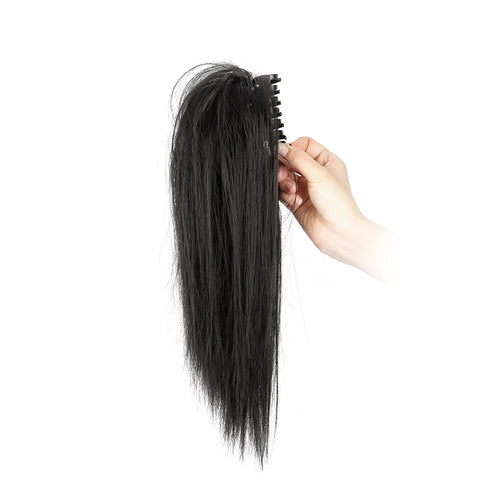  14 Inch Synthetic Straight Ponytail Extension cashymart
