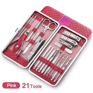  Nail manicure tool kit combo set cashymart