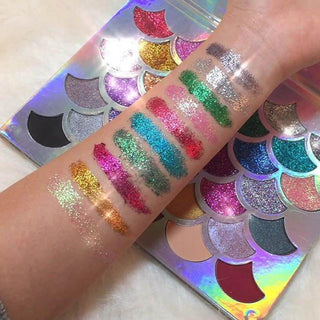  Enchanting Glitter Makeup Palette with 32 Shades cashymart