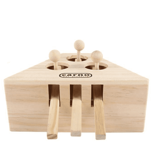  Engaging Wooden Cat and Hamster Interactive Toy cashymart