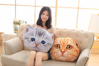  Cuddly Cat-Shaped Car Cushion and Nap Pillow cashymart