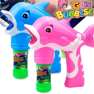  Cute Cartoon Dolphin Shape Bubble Gun cashymart