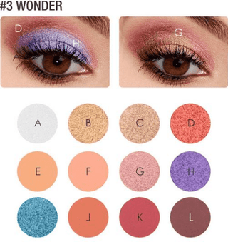  Focallure 12 Colors Eyeshadow Palette cashymart