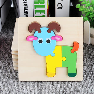  Wooden 3D Panel Educational Toy Set for Kids cashymart