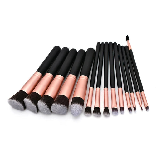  14Pcs Makeup Brush Set with Free Sponge cashymart
