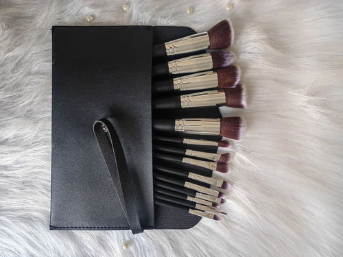  14Pcs Makeup Brush Set with Free Sponge cashymart