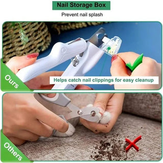  LED Light Pet Nail Clippers for Dogs and Cats cashymart