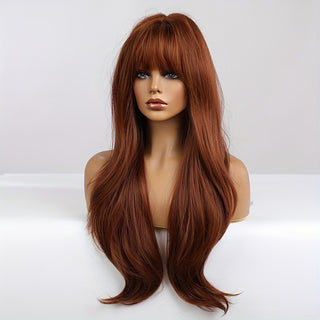  Red Brown Ginger Glam Wig cashymart