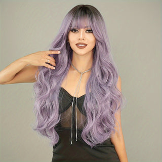  Ombre Purple Party Wig cashymart