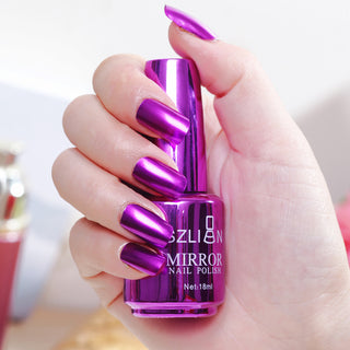  Mirror silver nail polish metal color stainless steel cashymart