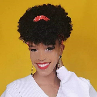  Short Curly Heat-Resistant Wig for Ladies cashymart