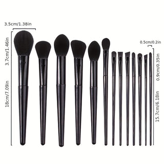  13-Piece Premium Synthetic Makeup Brushes cashymart