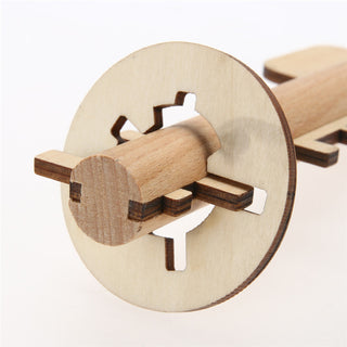  Bamboo Educational Lock and Key Toy cashymart