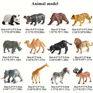  12 Realistic Animal Figures cashymart