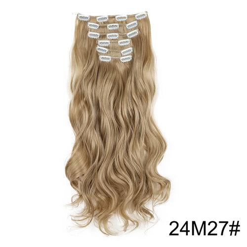  16 Clips 24 Inch Curly Hair Extensions cashymart