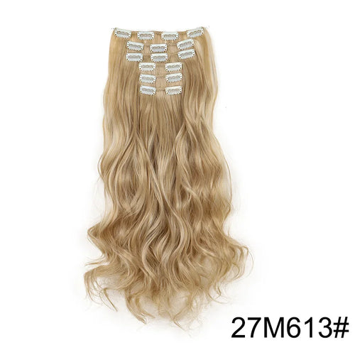  16 Clips 24 Inch Curly Hair Extensions cashymart