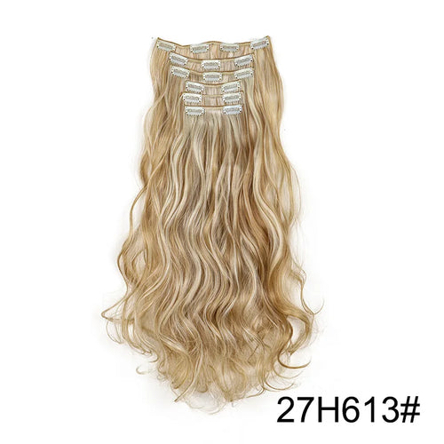  16 Clips 24 Inch Curly Hair Extensions cashymart
