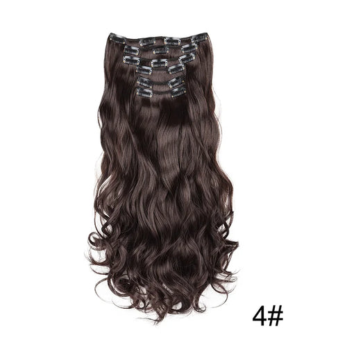  16 Clips 24 Inch Curly Hair Extensions cashymart