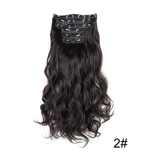  16 Clips 24 Inch Curly Hair Extensions cashymart