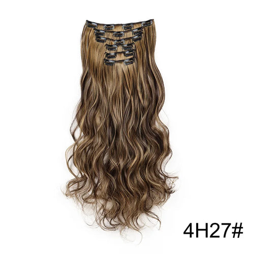  16 Clips 24 Inch Curly Hair Extensions cashymart