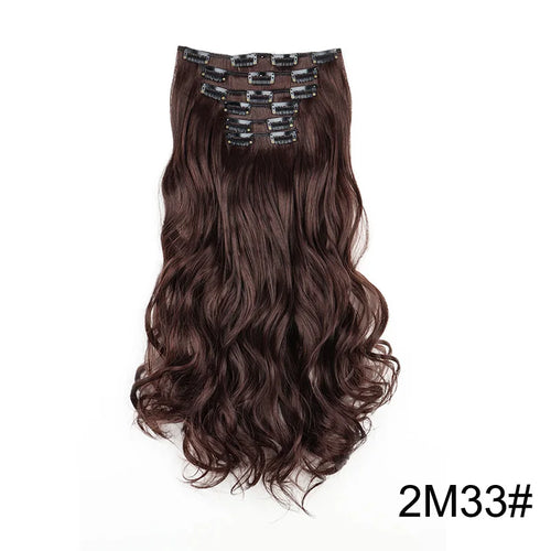  16 Clips 24 Inch Curly Hair Extensions cashymart