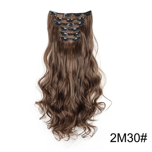  16 Clips 24 Inch Curly Hair Extensions cashymart