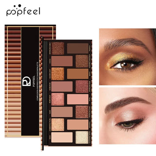  16 Color Glitter Eyeshadow Palette Waterproof cashymart