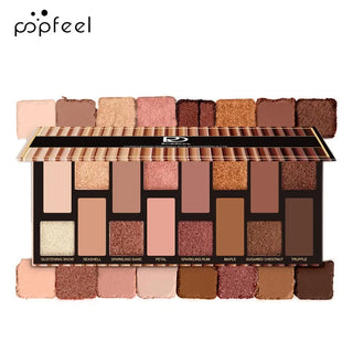  16 Color Glitter Eyeshadow Palette Waterproof cashymart